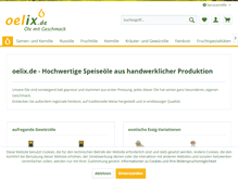 Tablet Screenshot of oelix.de